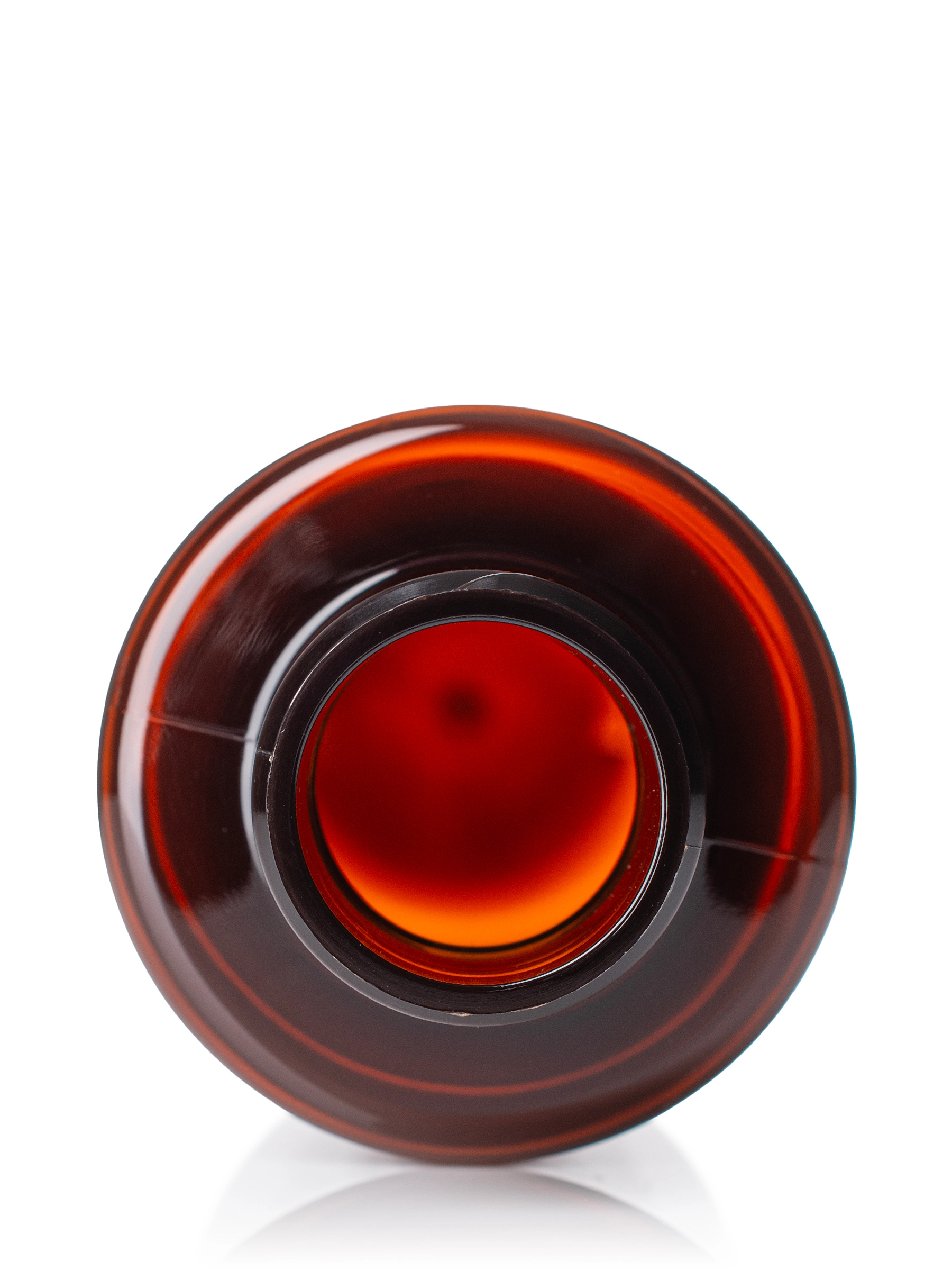 6 oz Amber PET Plastic Slim Cylinder Round Bottle – B160AM