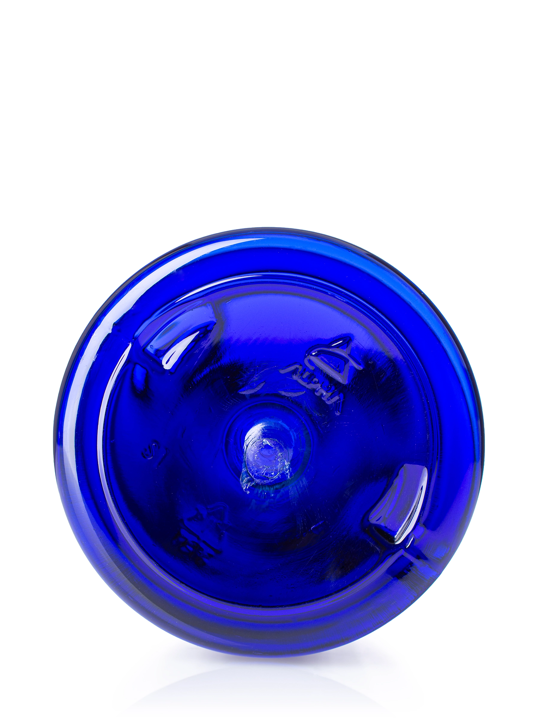 6 oz Cobalt Blue PET Plastic Slim Cylinder Round Bottle – B160BL