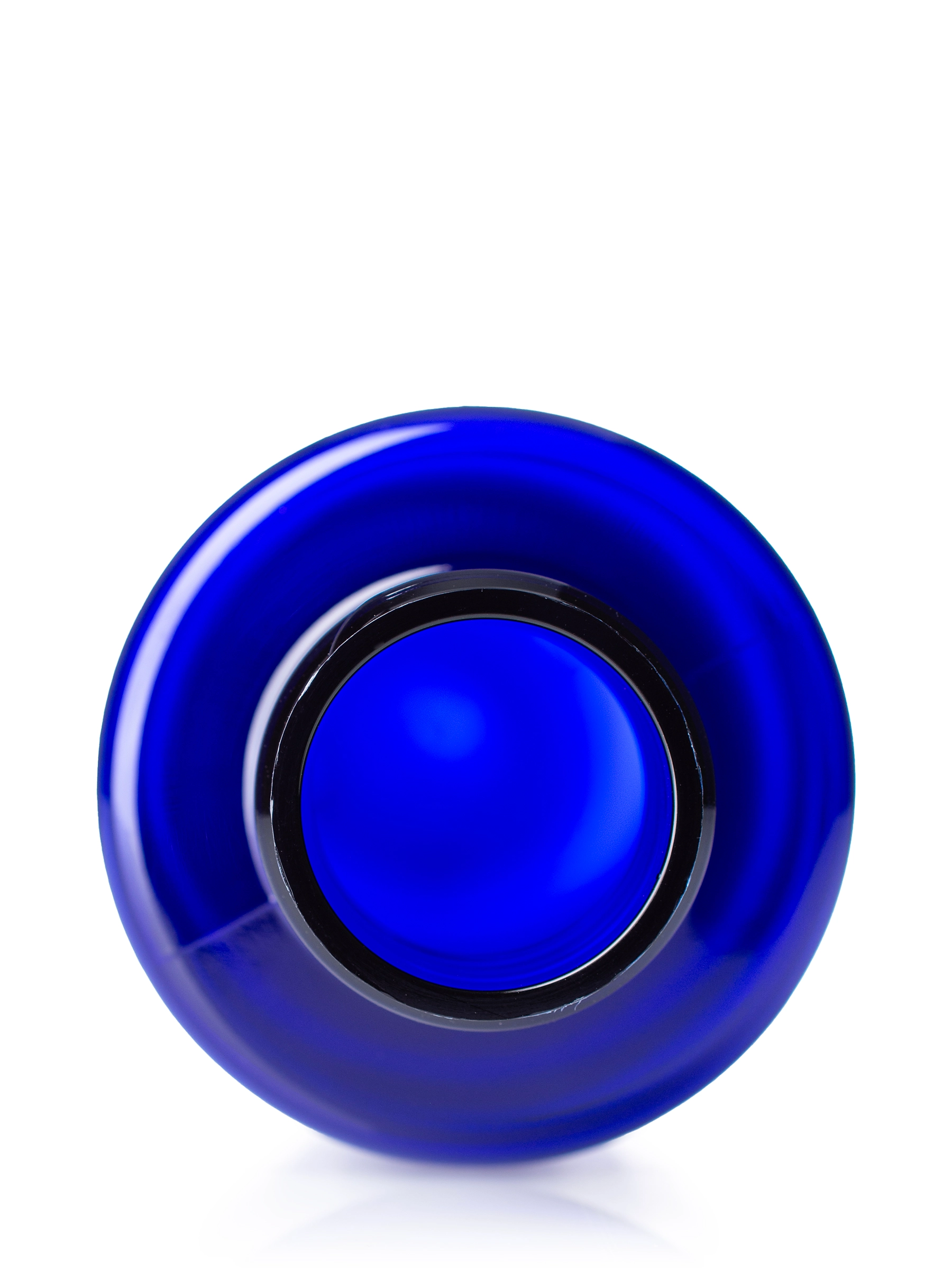 6 oz Cobalt Blue PET Plastic Slim Cylinder Round Bottle – B160BL