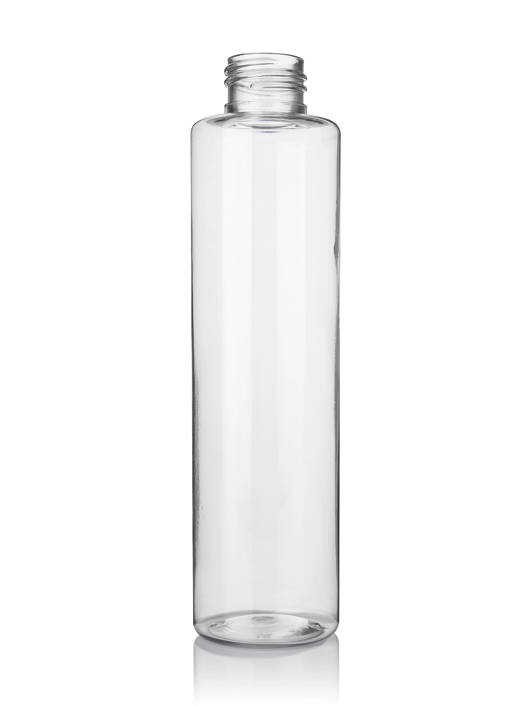 6 oz Clear PET Plastic Slim Cylinder Round Bottle – B160CL