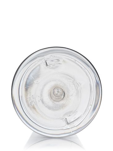 6 oz clear PET plastic slim cylinder round bottle with 24-410 neck finish