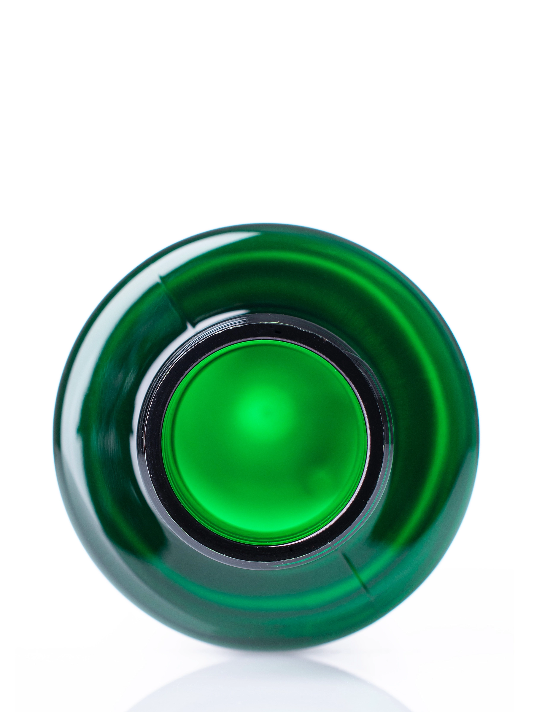 6 oz Green PET Plastic Slim Cylinder Round Bottle – B160GN