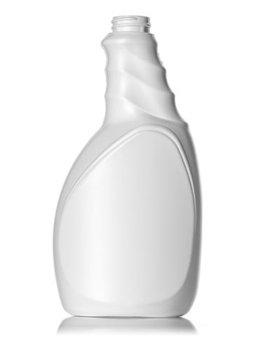 24 oz white HDPE plastic euro twist grip sprayer bottle with 28-400 neck finish