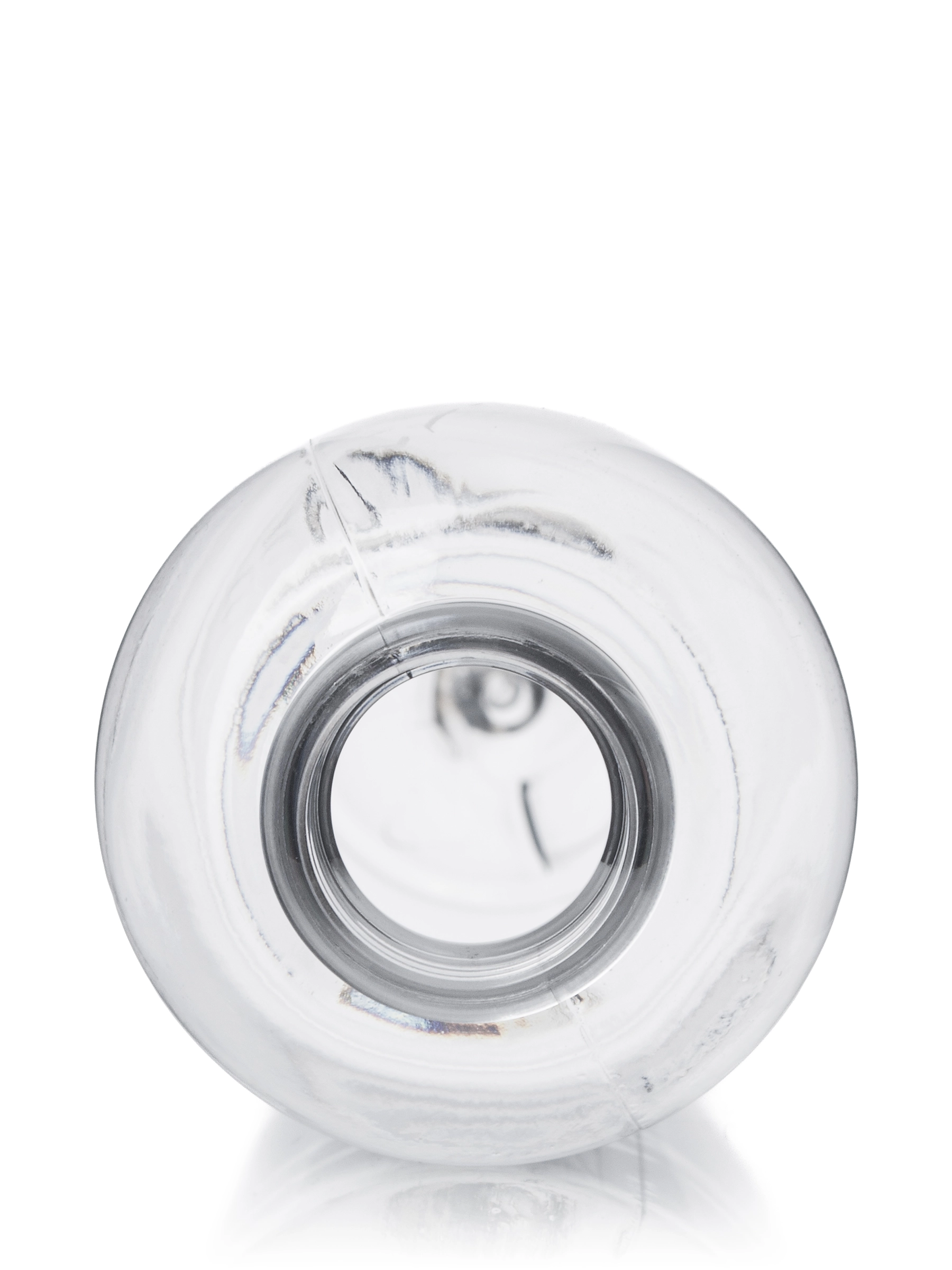 4 oz Clear PET Plastic Cosmo Round Bottle – B163CL