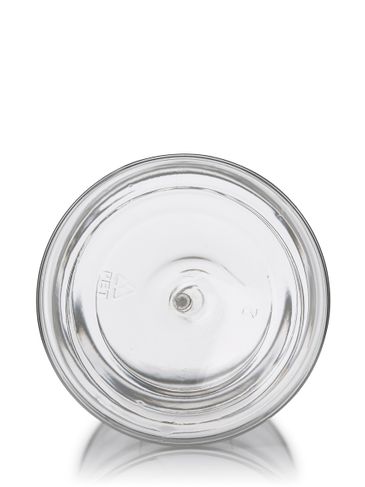 12 oz clear PET plastic spice bottle with 63-485 neck finish
