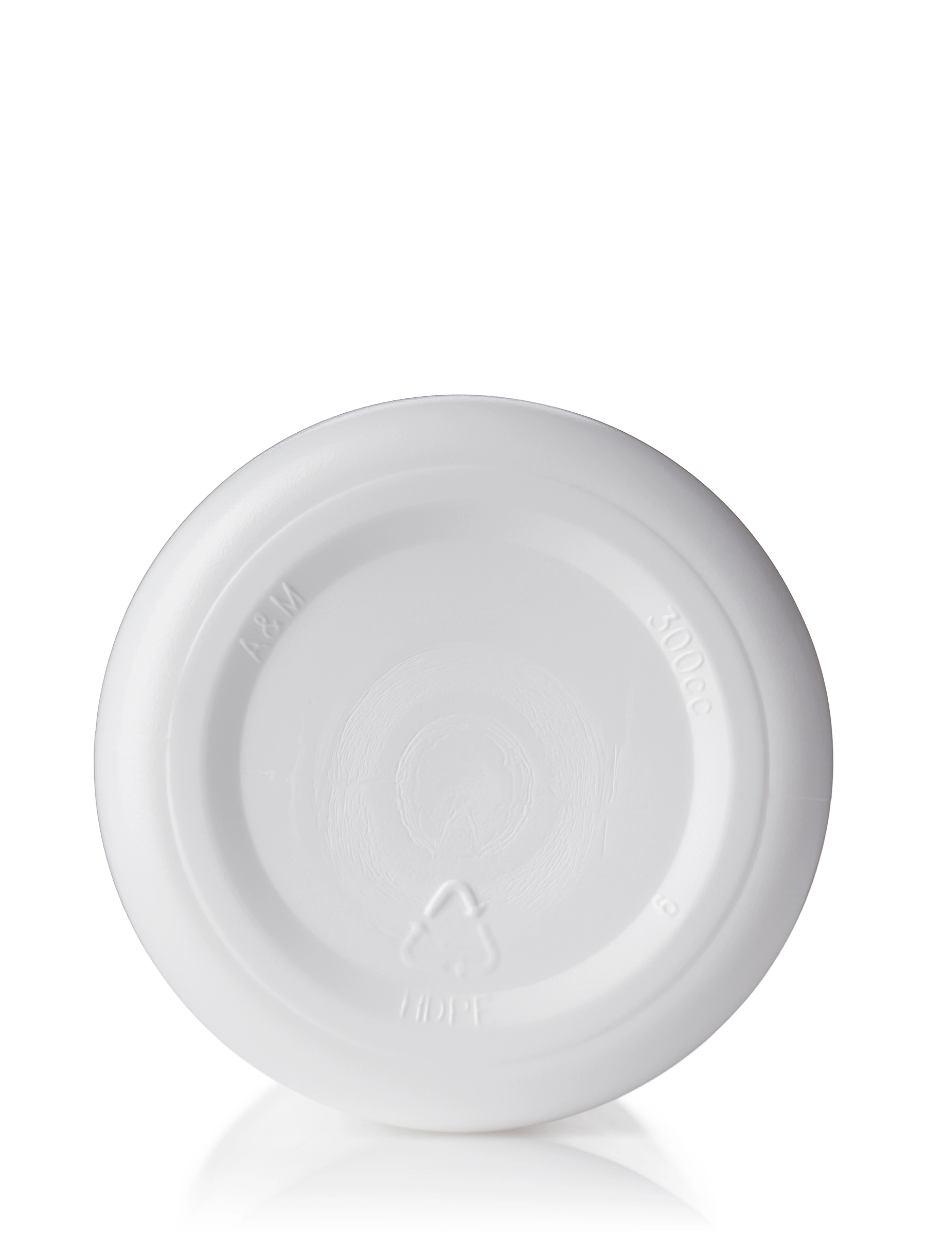 300 cc White HDPE Plastic Pill Packer Bottle – B17299WH