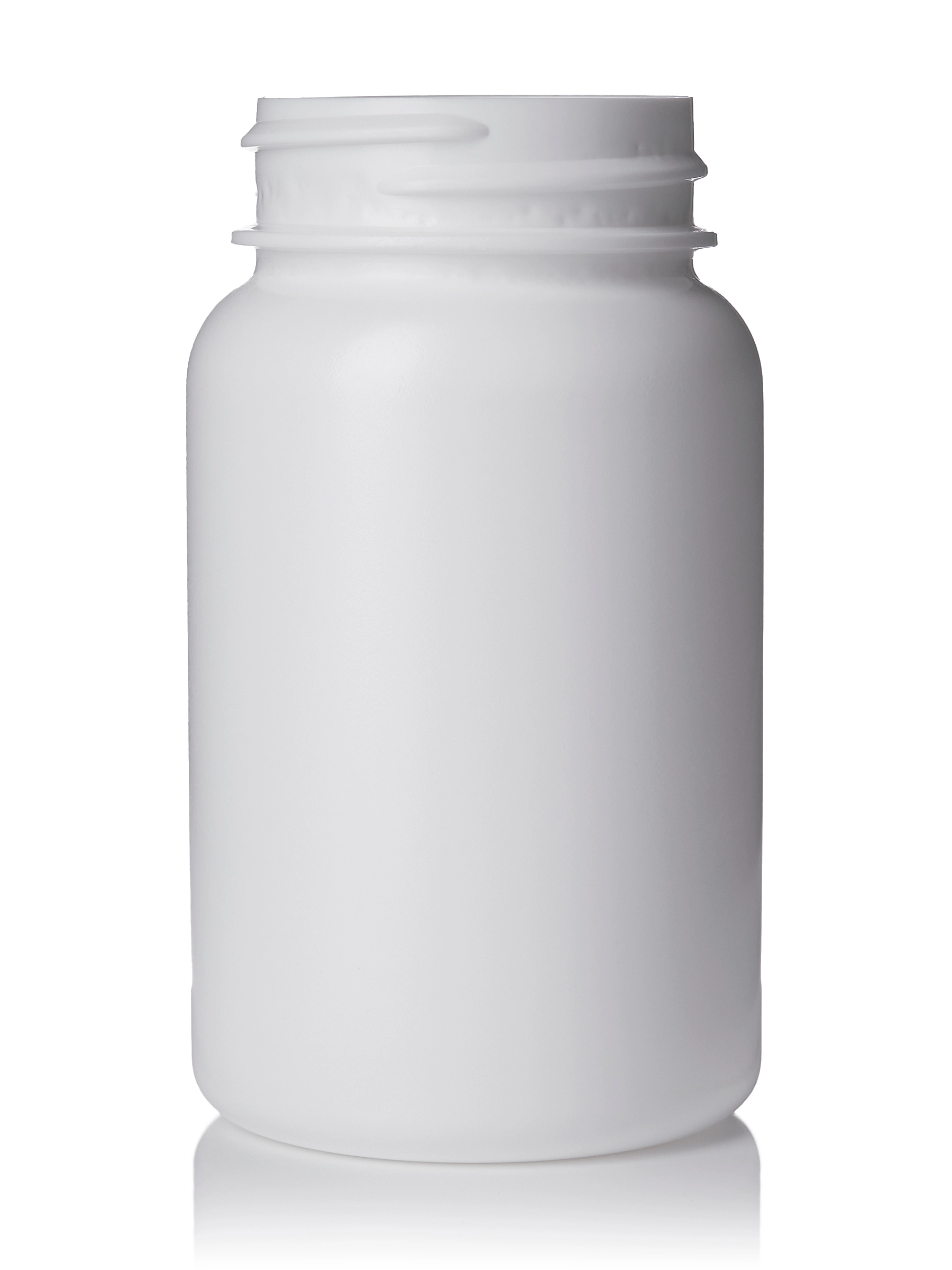 100 cc White HDPE Plastic Pill Packer Bottle – B17412WH