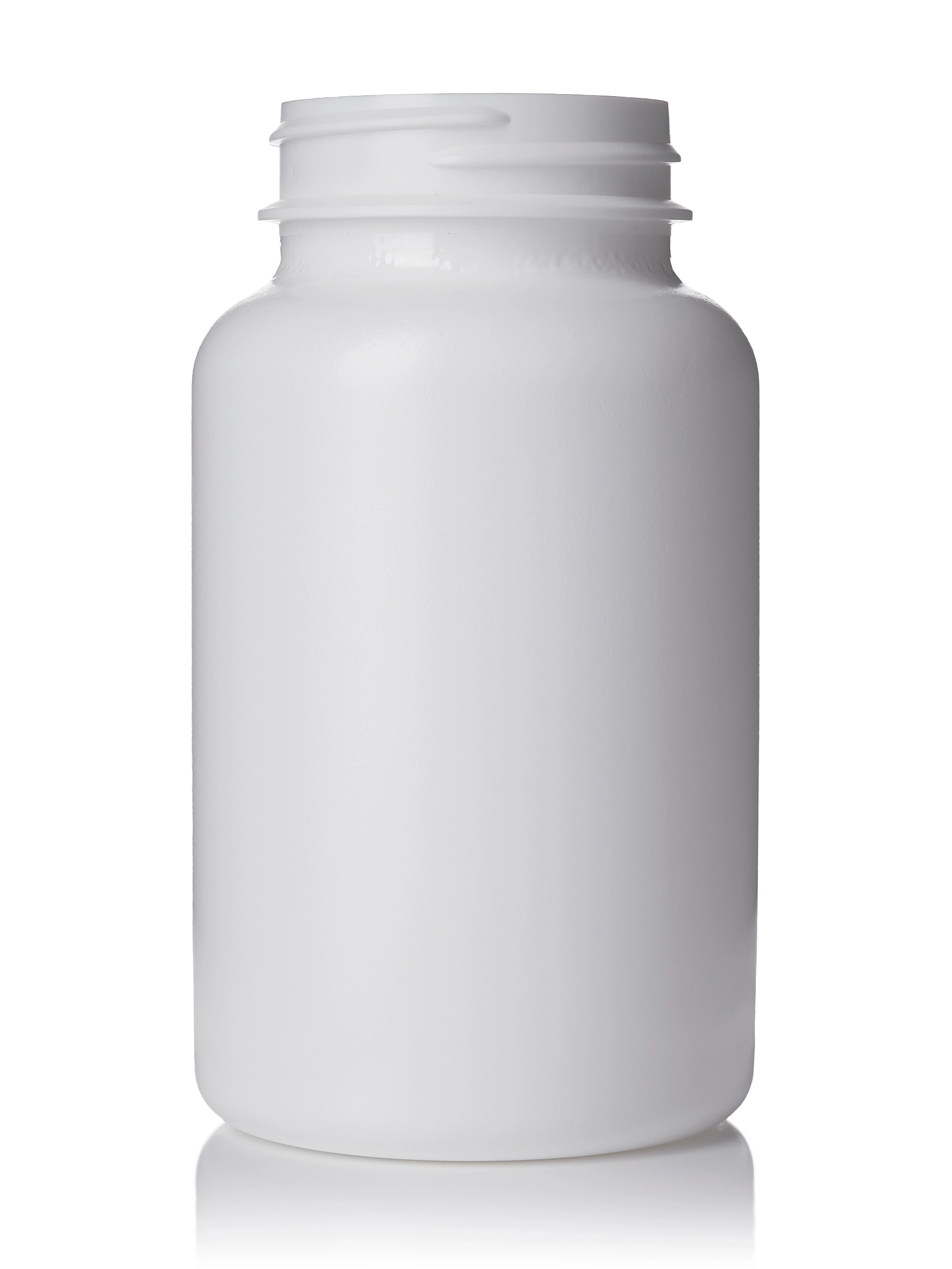 225 cc White HDPE Plastic Pill Packer Bottle – B17414WH