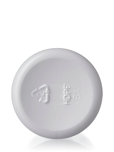 60 cc white HDPE plastic pill packer bottle with 33-400 neck finish