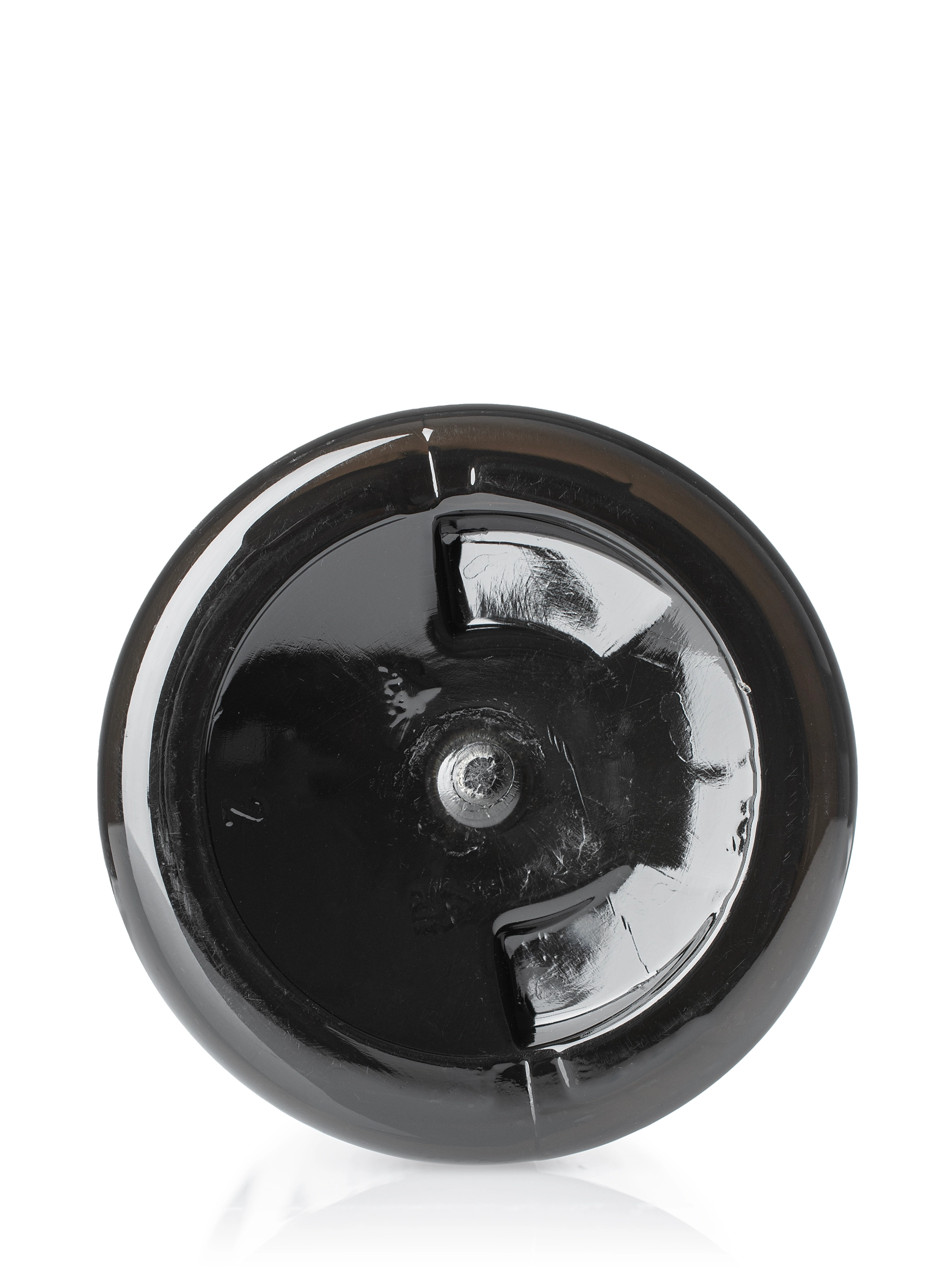 8 oz Black PET Plastic Cylinder Round Bottle – B179BK