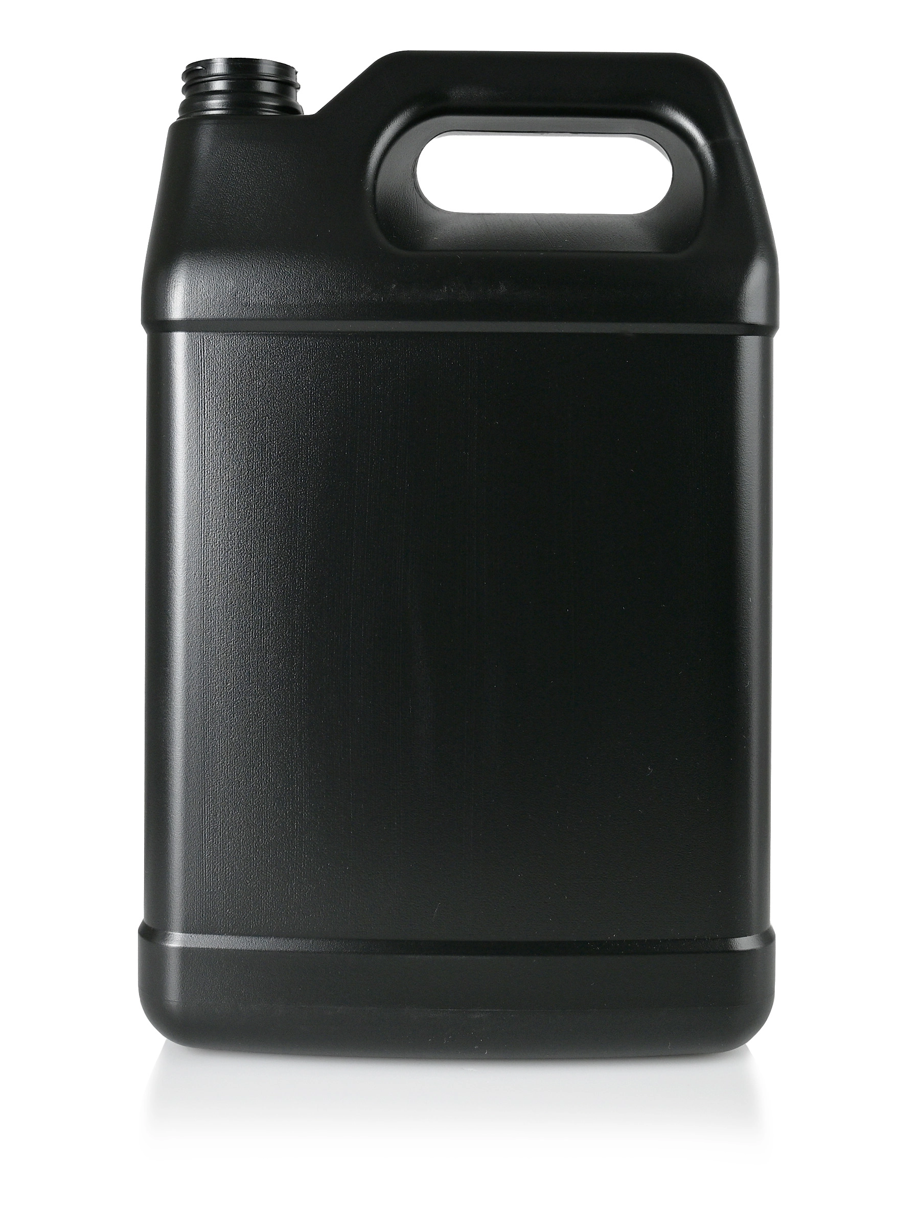 1 Gallon Black HDPE Plastic F-Style Container – B18250BK