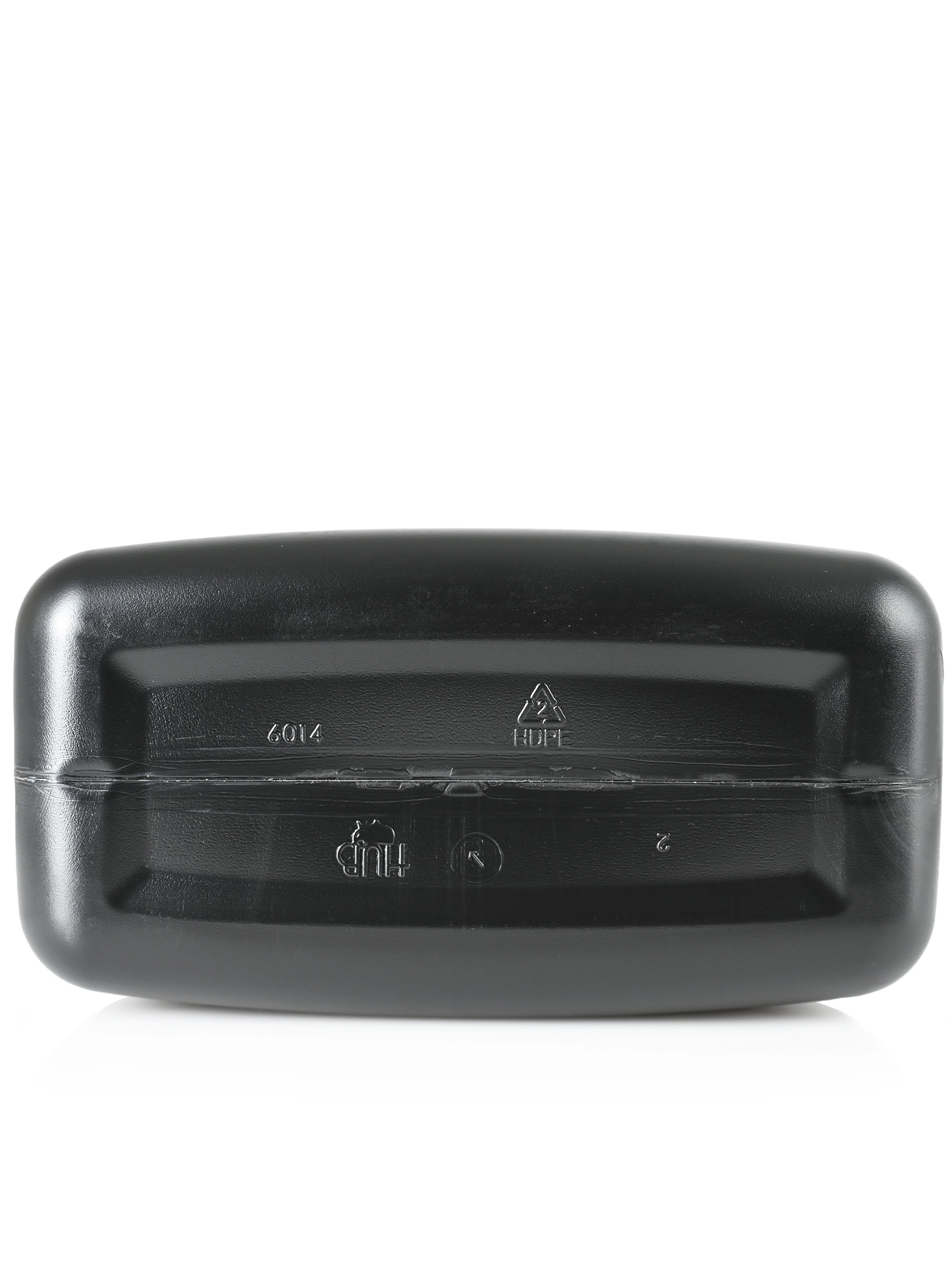 1 Gallon Black HDPE Plastic F-Style Container – B18250BK