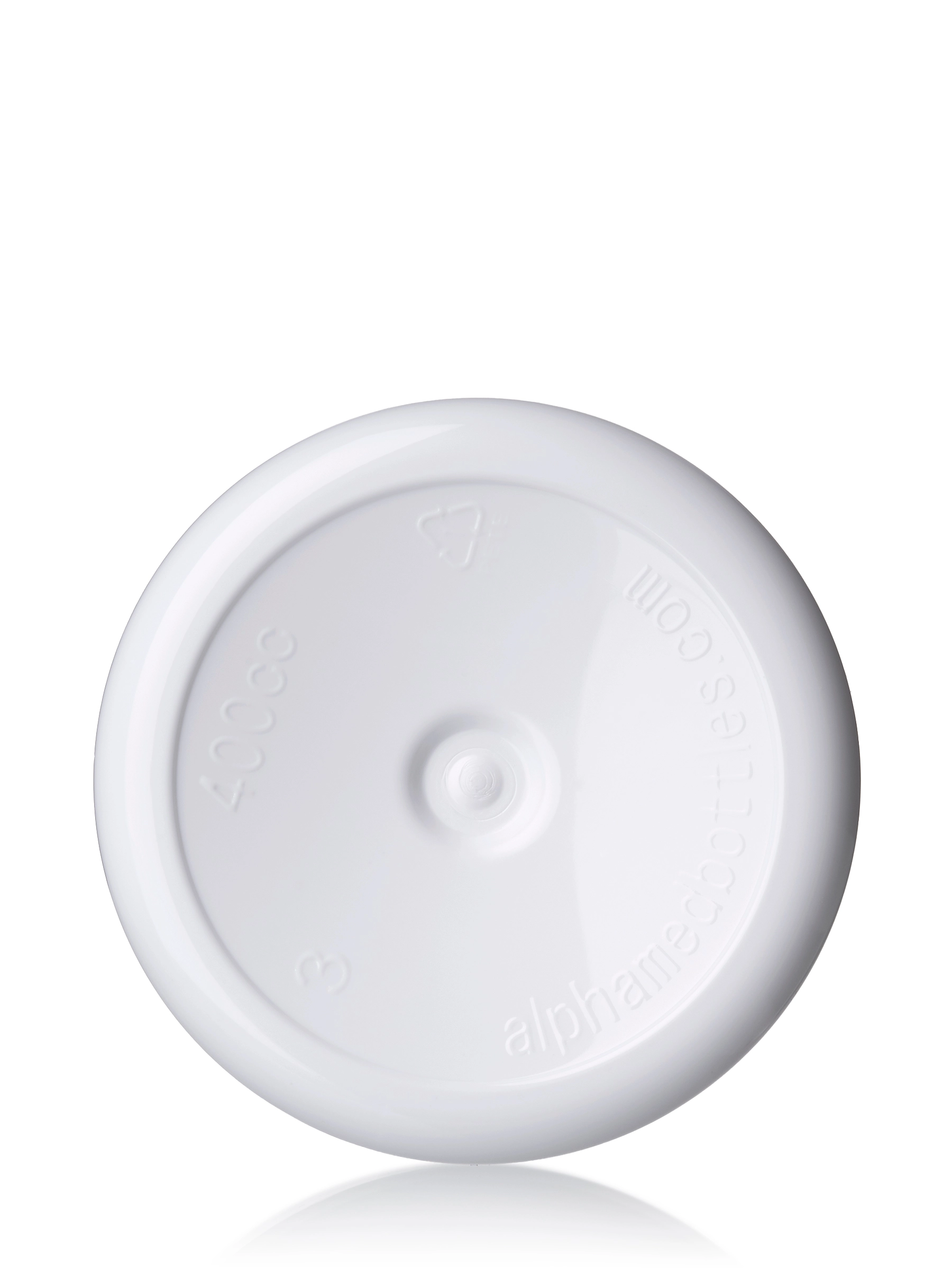 400 cc White PET Plastic Pill Packer Bottle – B18557WH