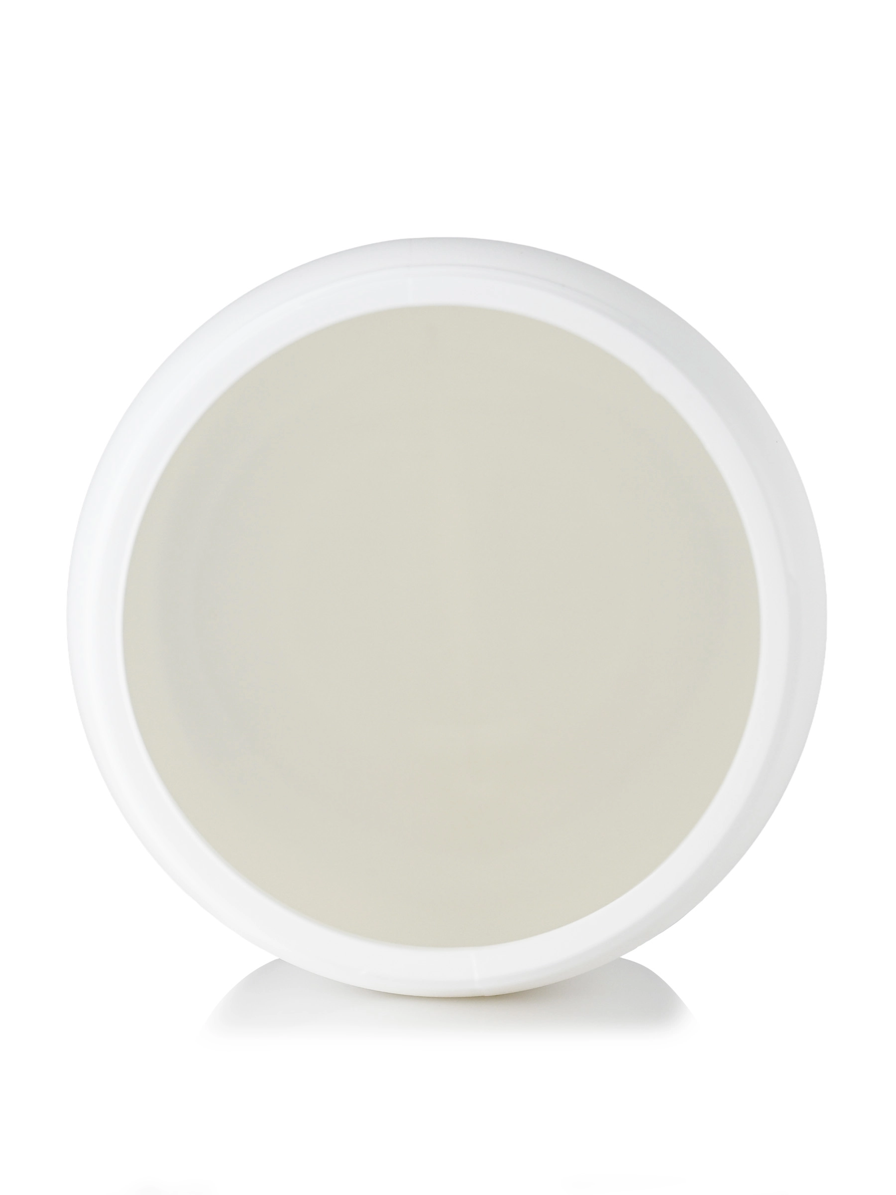 2500cc White HDPE Plastic Round Wide-Mouth Container – B18837WH