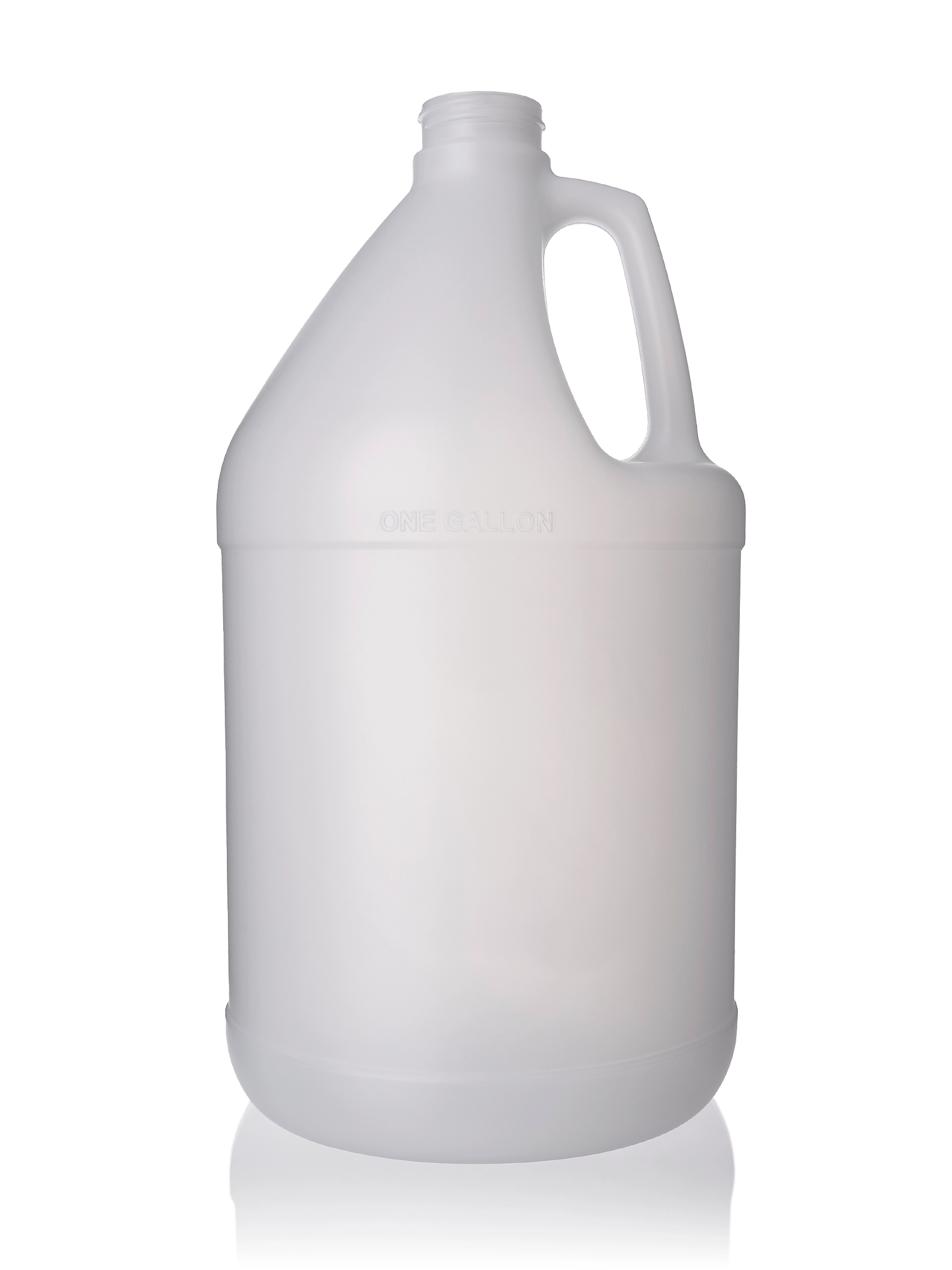 1 Gallon Natural-Colored HDPE Plastic Industrial Round Bottle – B191NT