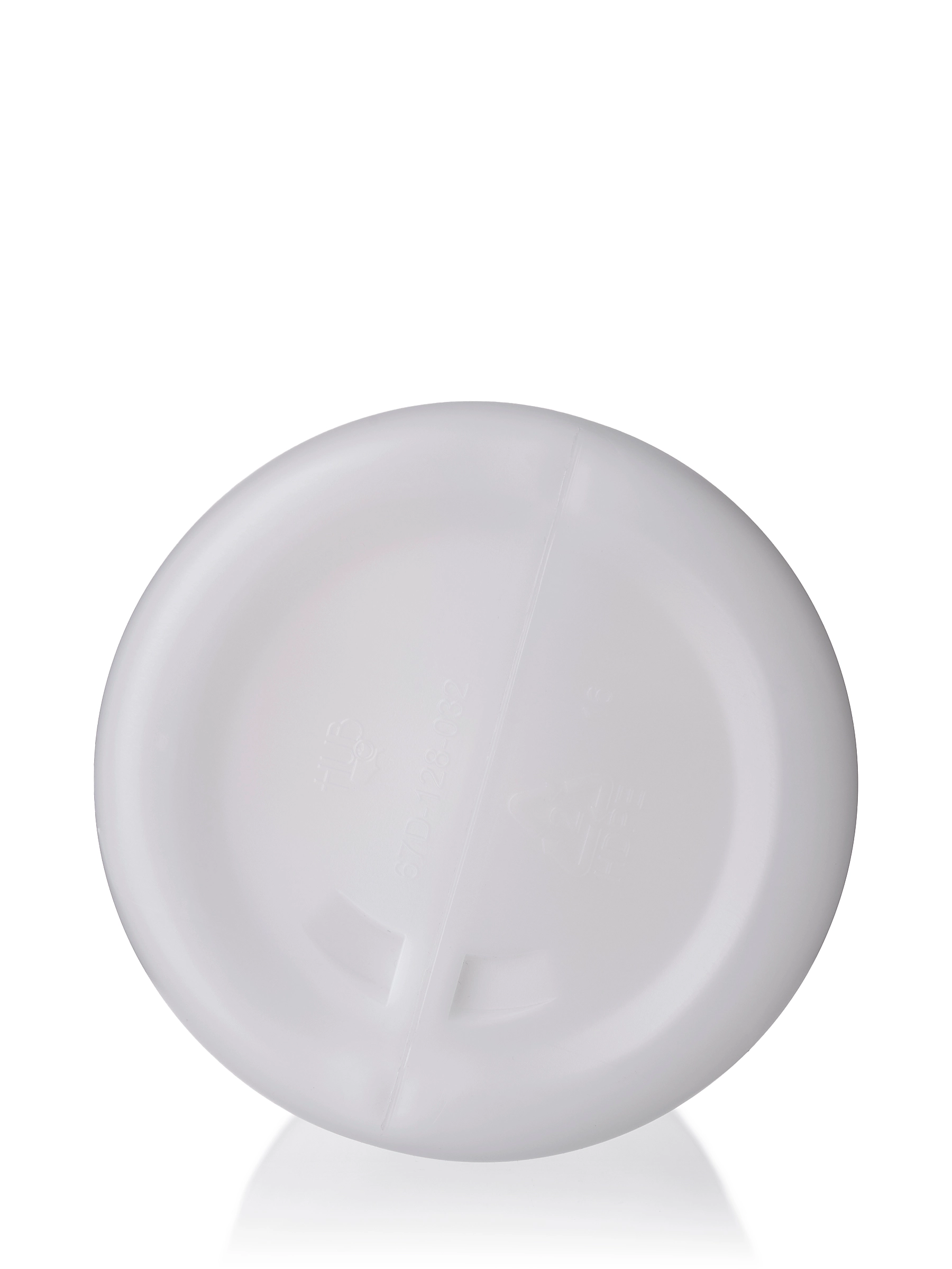 1 Gallon Natural-Colored HDPE Plastic Industrial Round Bottle – B191NT