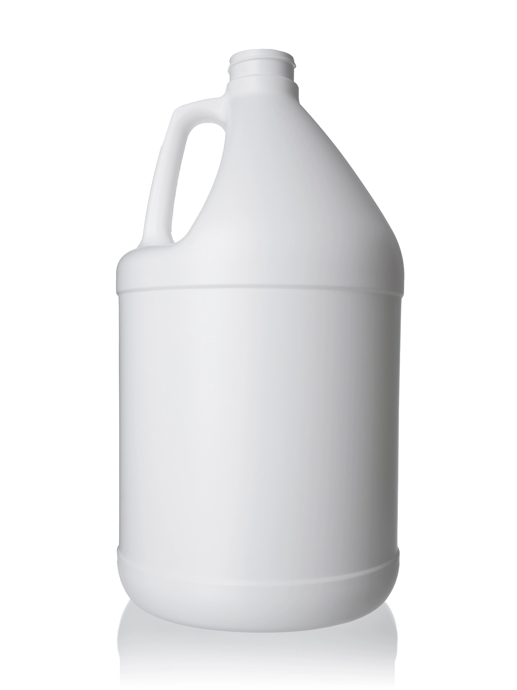 1 Gallon Natural-Colored HDPE Plastic Industrial Round Bottle – B191WH