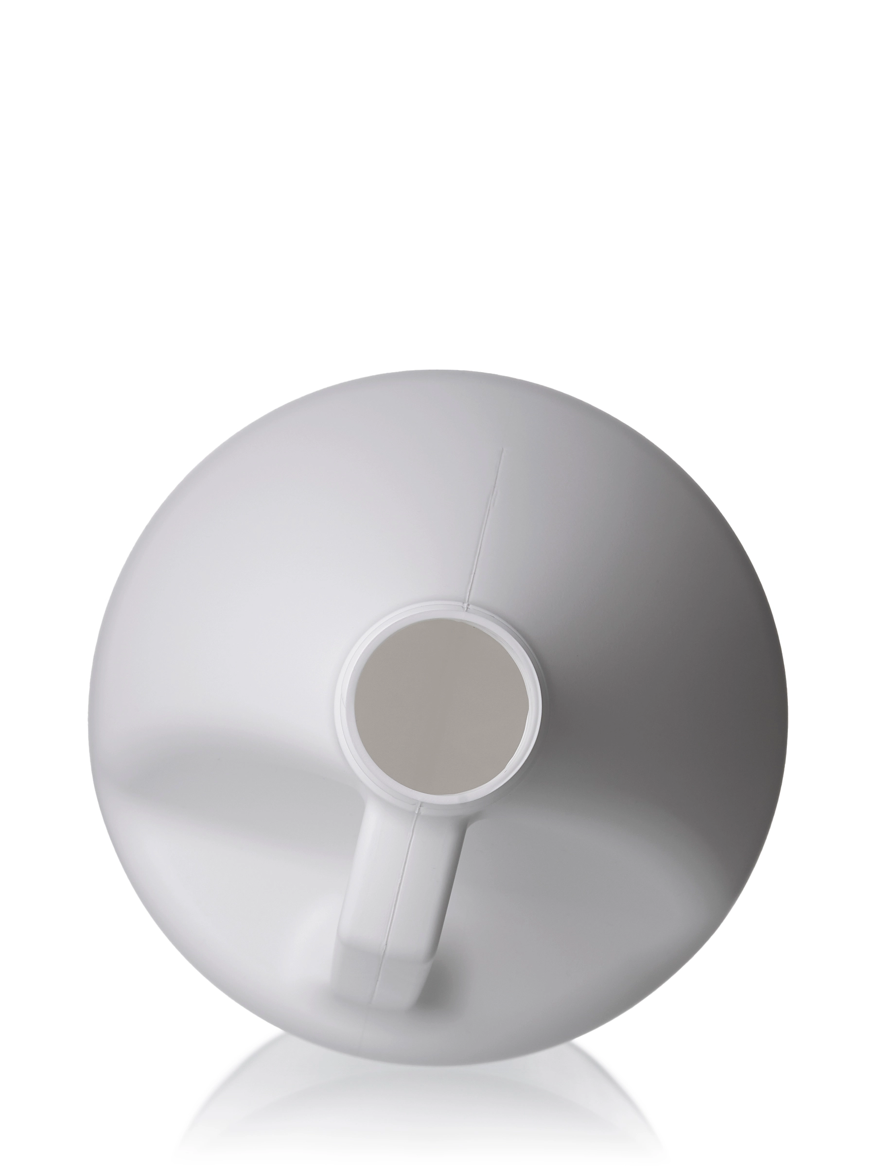 1 Gallon Natural-Colored HDPE Plastic Industrial Round Bottle – B191WH