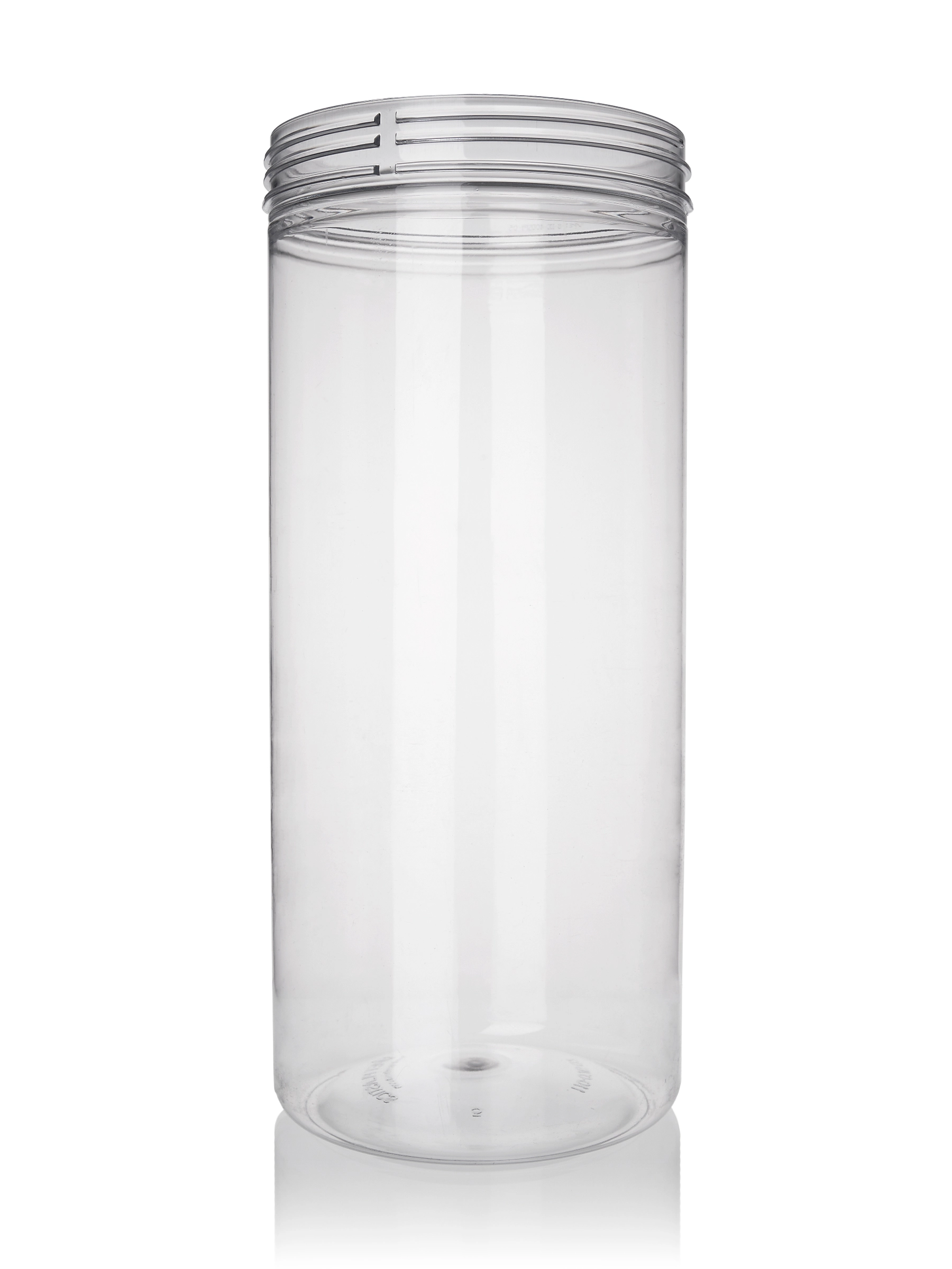 76 oz Clear PET Plastic Jerky Canister – B19796CL