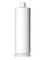 16 oz white HDPE plastic cylinder round bottle with 24-410 neck finish