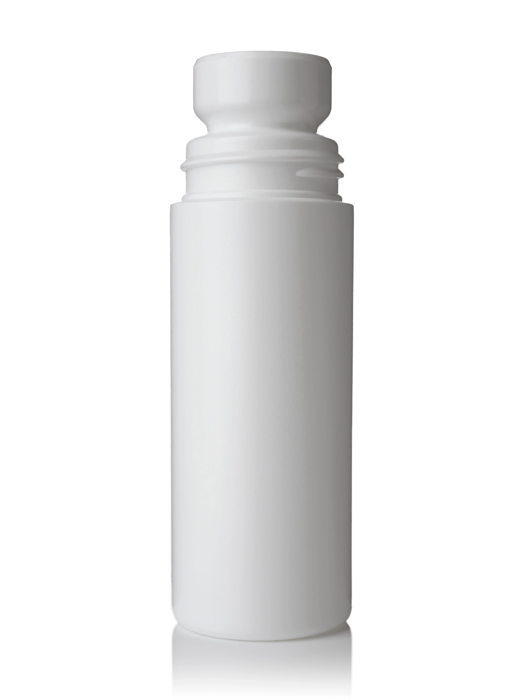 3 oz White HDPE Plastic Roll-On Bottle – B2004WHS