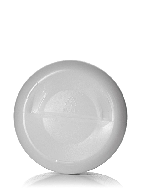 16 oz Natural-Colored HDPE Plastic Boston Round Bottle – B202