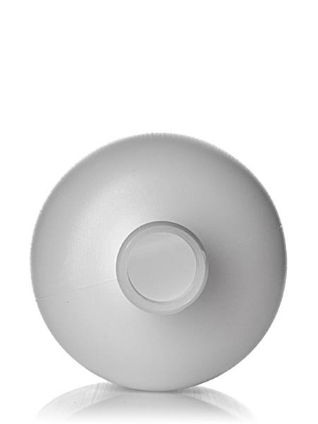 16 oz Natural-Colored HDPE Plastic Boston Round Bottle – B202