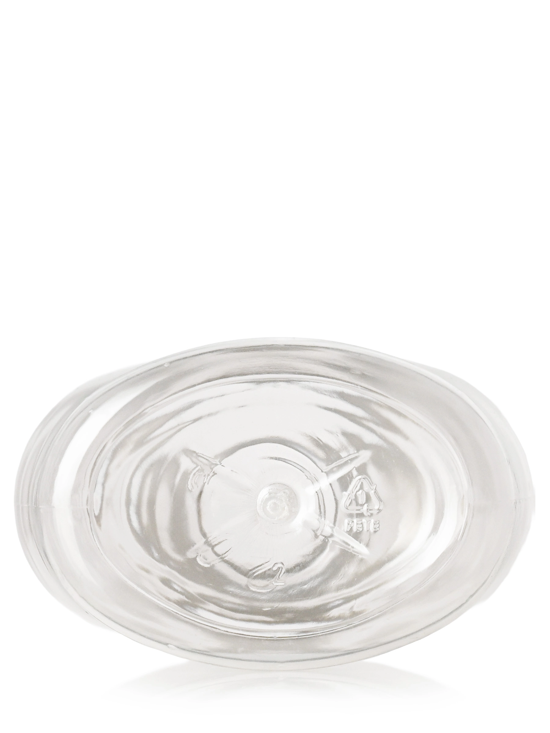 8 oz Clear 25% PCR PET Plastic Oval Honey Bottle (12 oz of Honey) – B20443CL