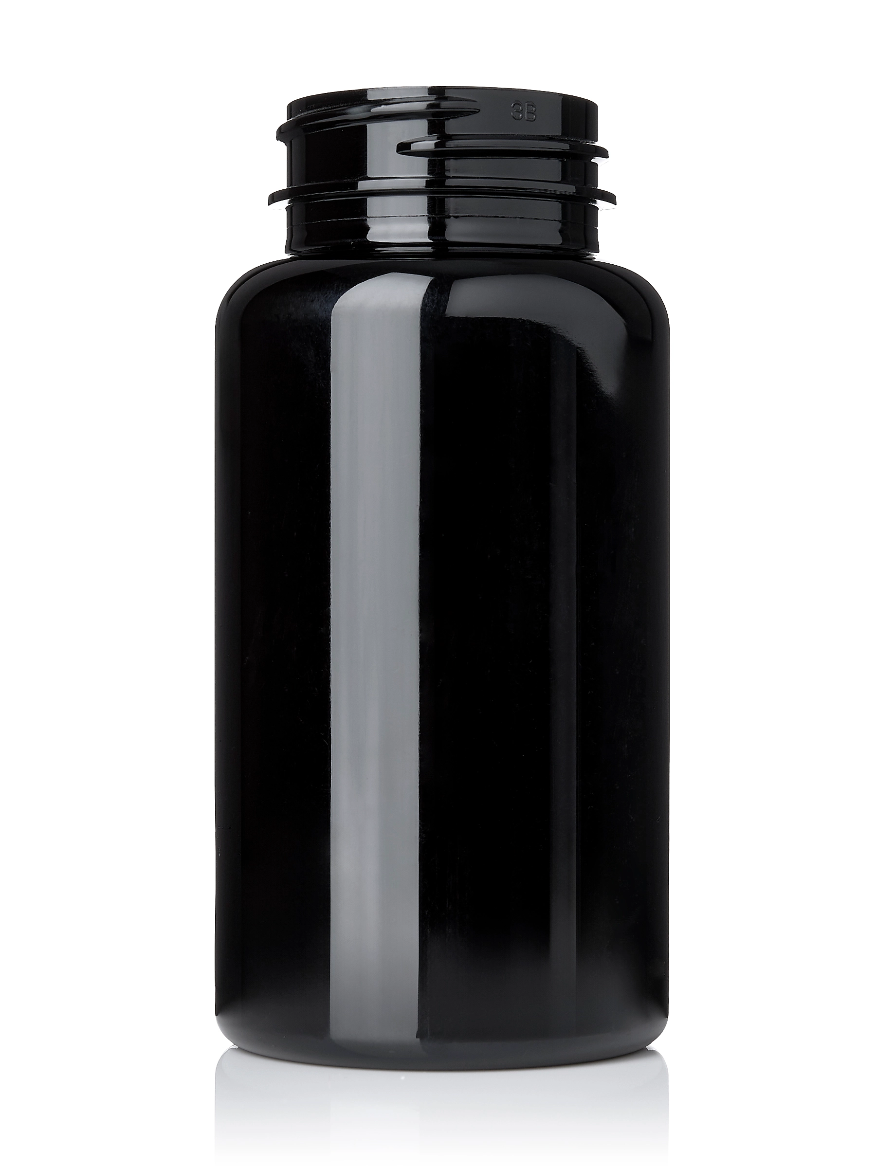150 cc Black PET Plastic Pill Packer Bottle – B2047BK