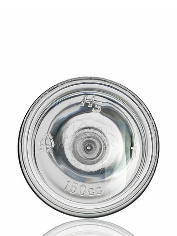 150 cc clear PET plastic pill packer bottle with 38-400 neck finish