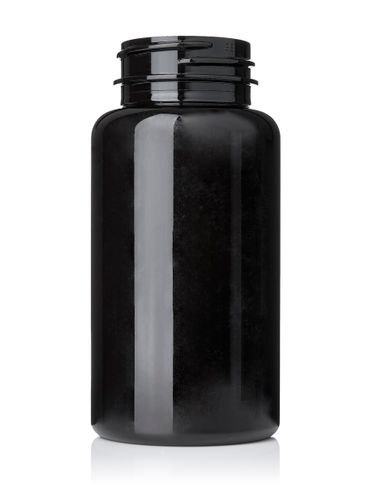 150 cc dark amber PET plastic pill packer bottle with 38-400 neck finish