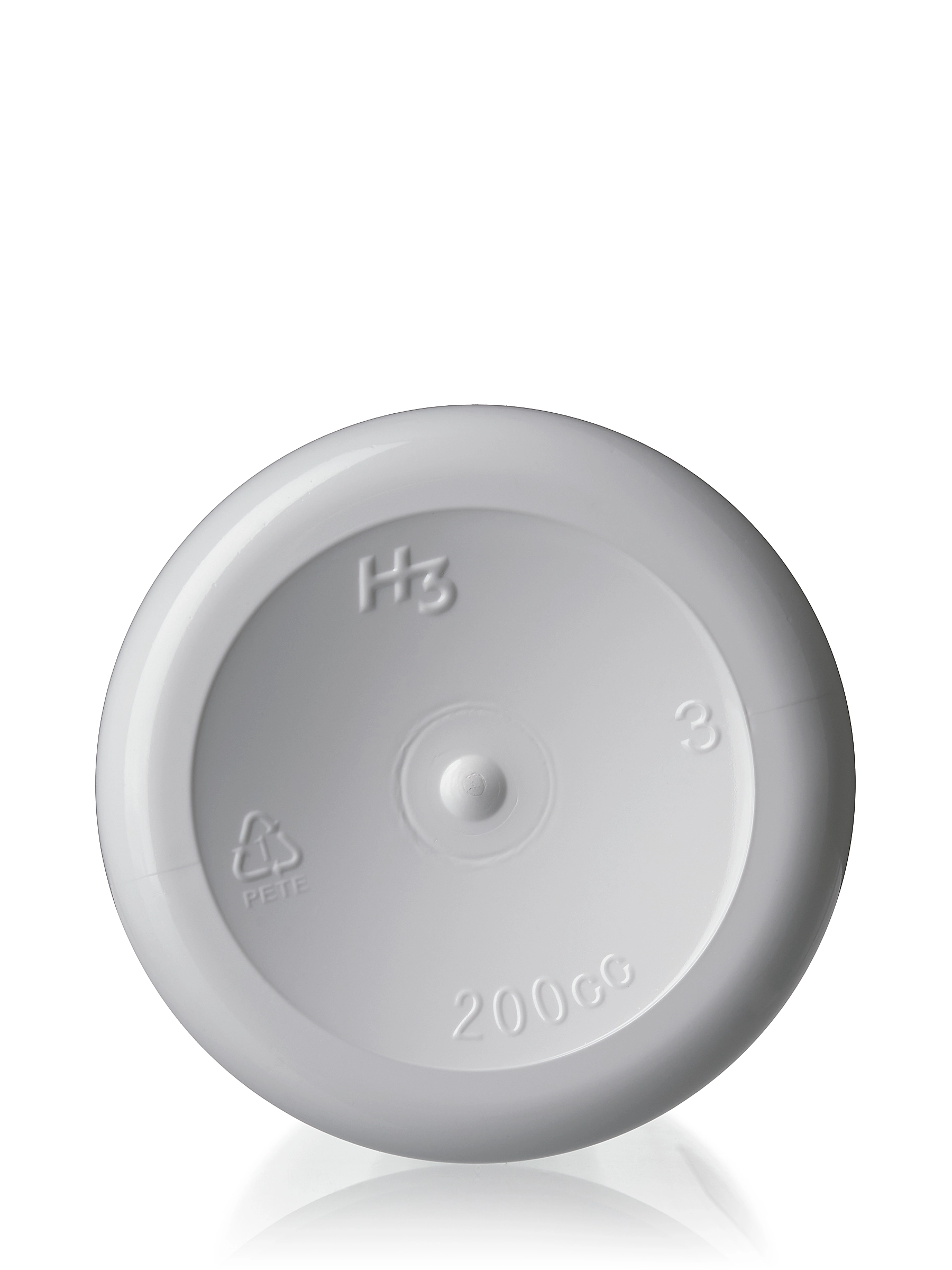 200 cc White PET Plastic Pill Packer Bottle – B2065WH