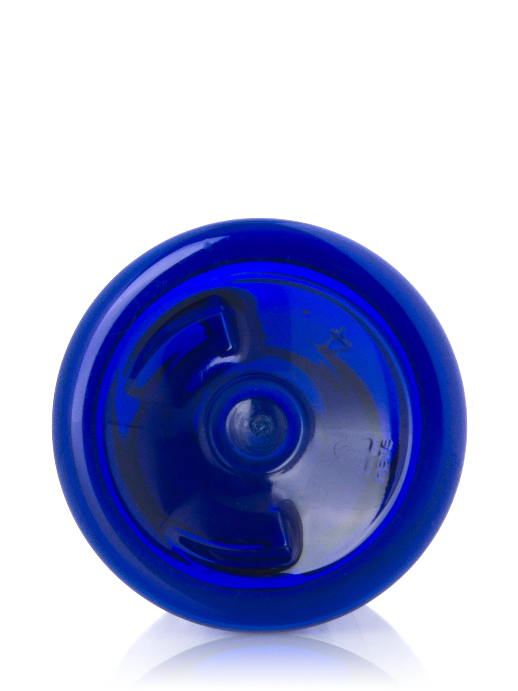 2 oz Cobalt Blue PET Plastic Boston Round Bottle – B2066BL