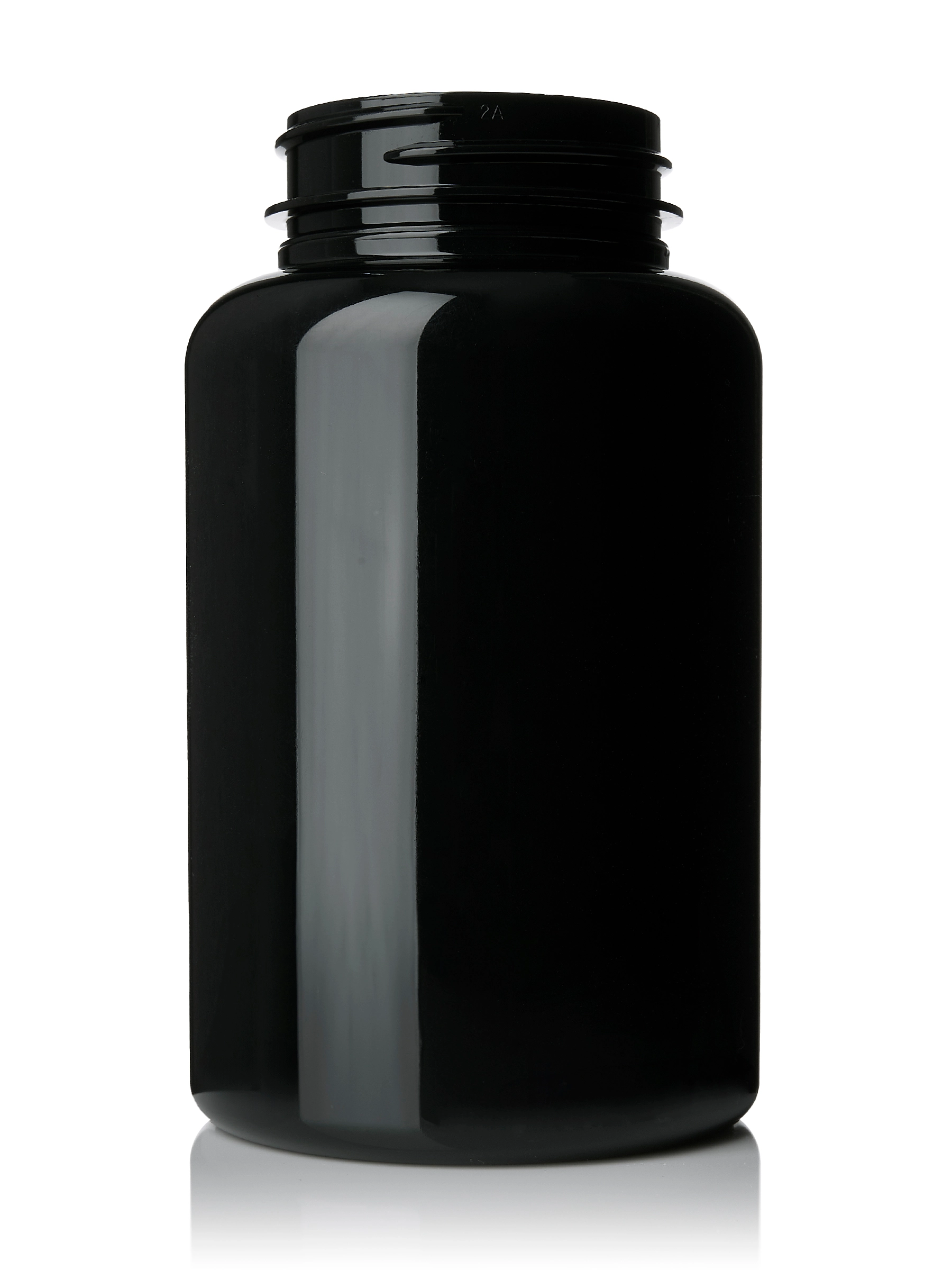 250 cc Black PET Plastic Pill Packer Bottle – B2083BK