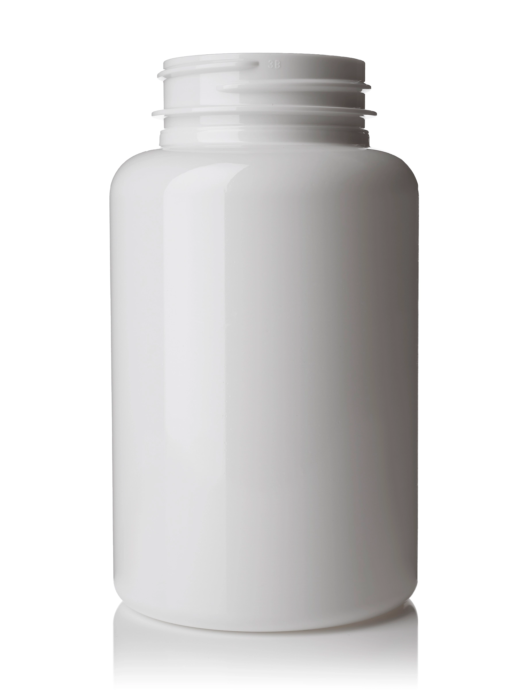 250 cc White PET Plastic Pill Packer Bottle – B2083WH