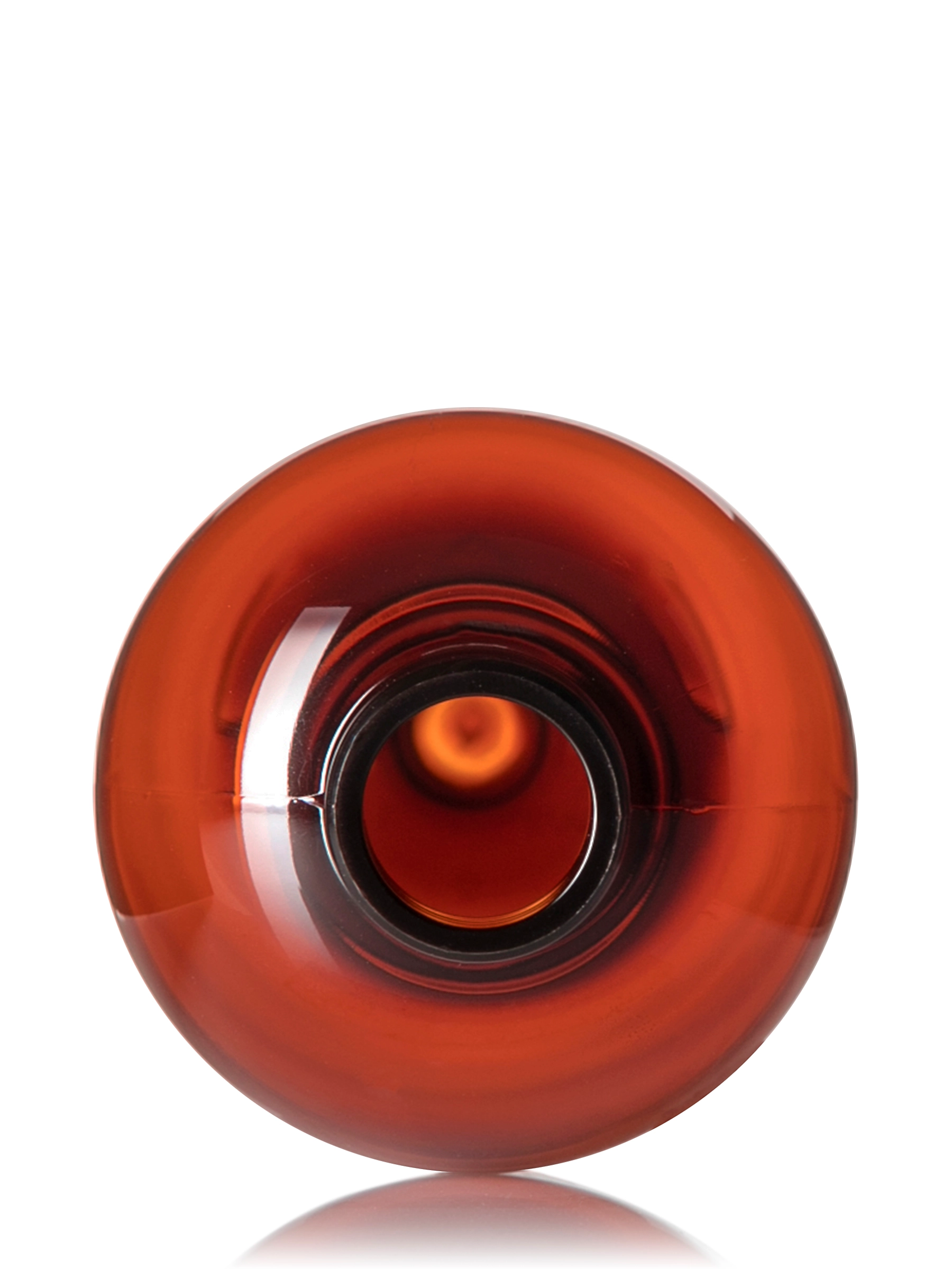 16 oz Amber PET Plastic Cosmo Round Bottle – B209AM