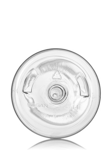 16 oz clear PET plastic cosmo round bottle with 24-410 neck finish