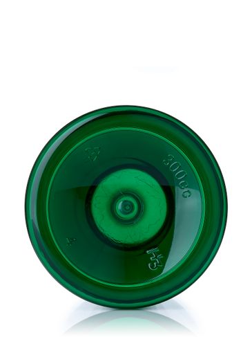 300 cc green PET plastic pill packer bottle with 45-400 neck finish