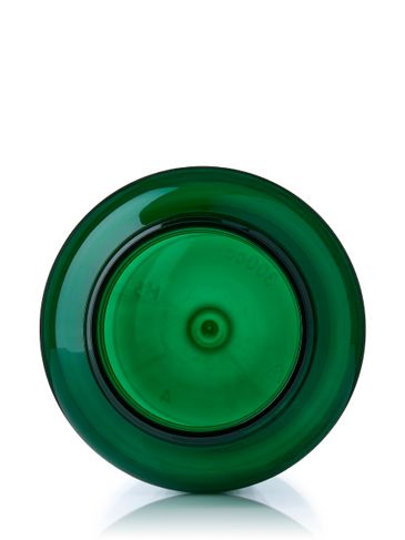 300 cc green PET plastic pill packer bottle with 45-400 neck finish