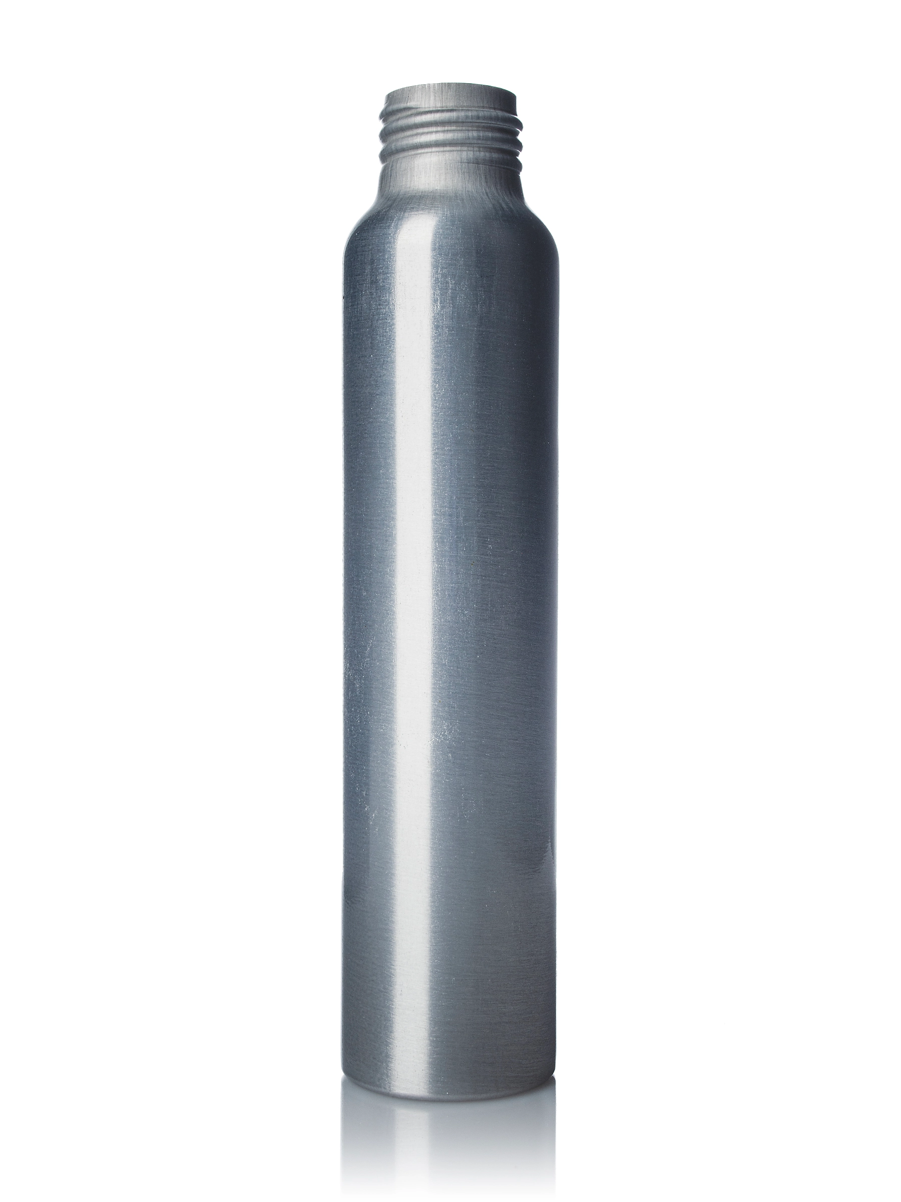 4 oz Silver Aluminum Bullet Round Bottle – B2103SL