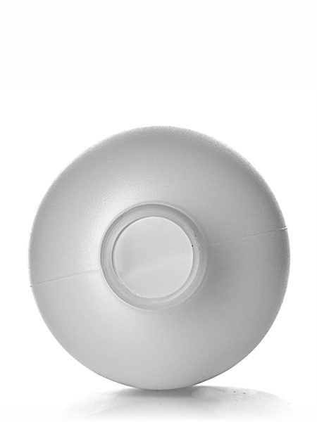 16 oz Natural-Colored HDPE Plastic Imperial Round Bottle – B214N