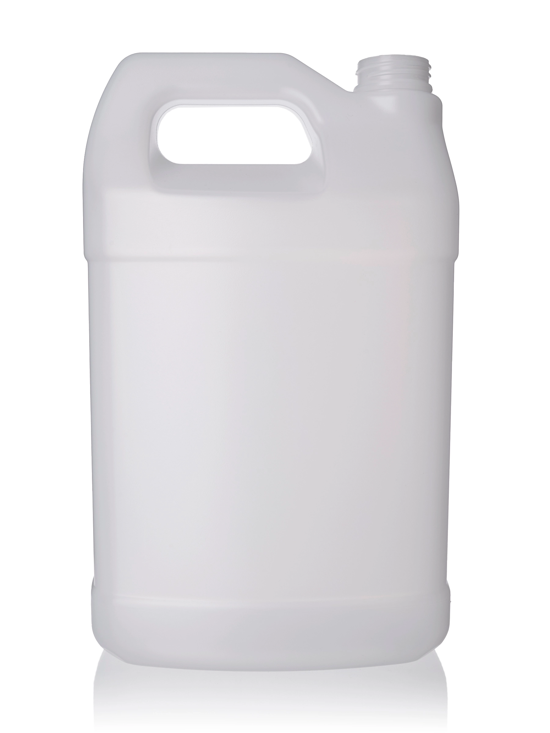 1 Gallon Natural-Colored HDPE Plastic F-Style Container – B222NT