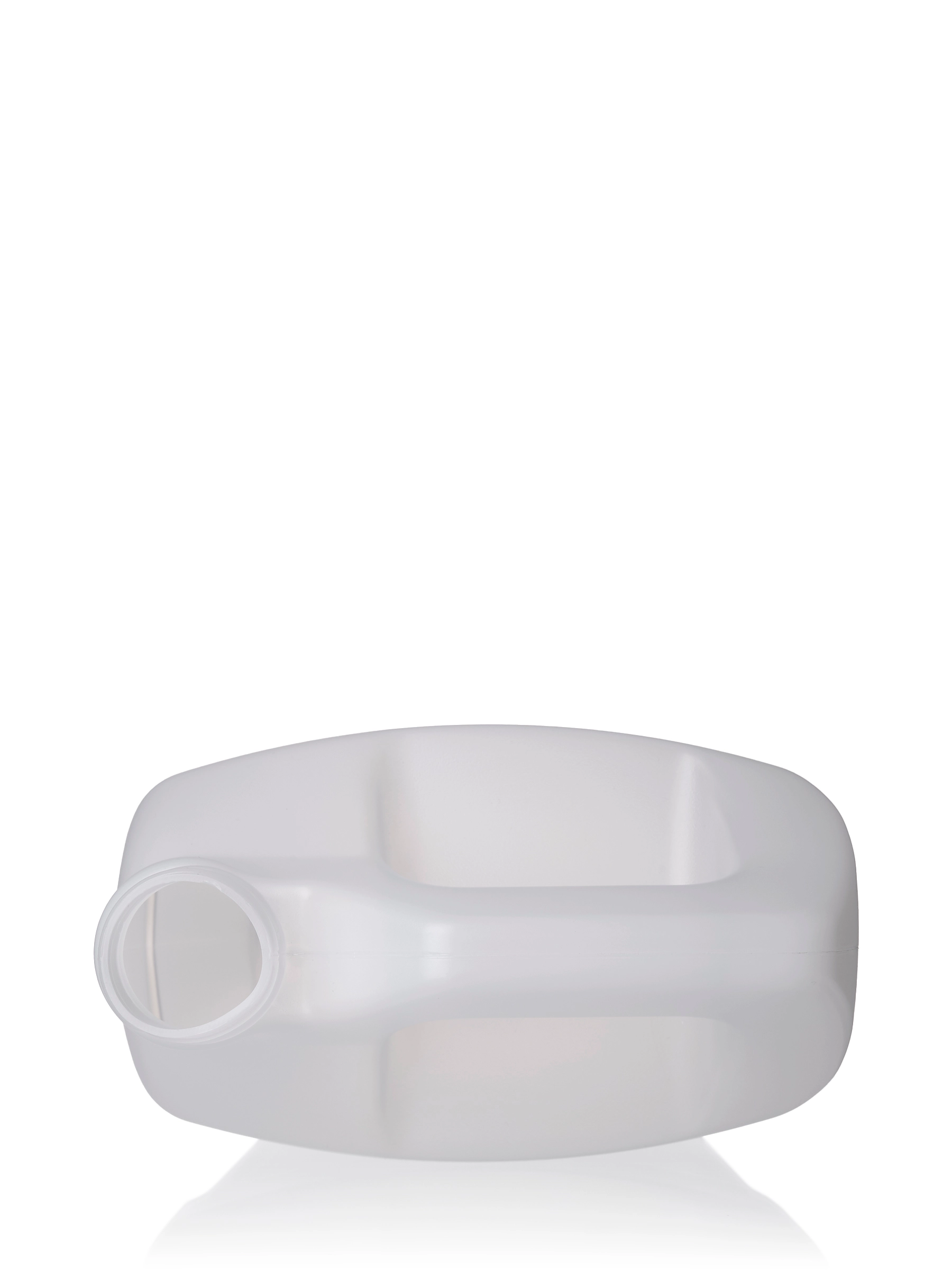 1 Gallon Natural-Colored HDPE Plastic F-Style Container – B222NT