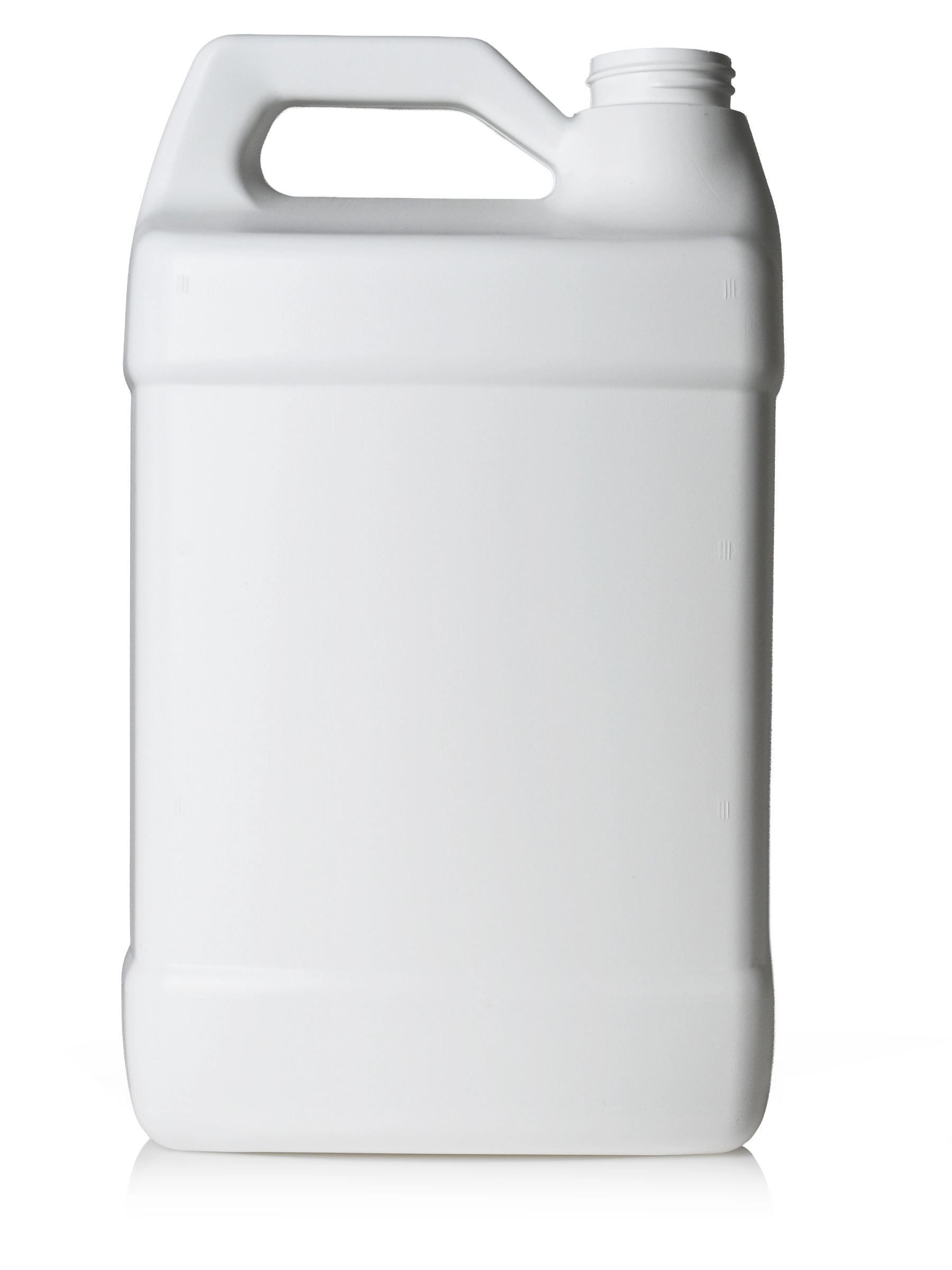 1 Gallon White HDPE Plastic F-Style Container – B222WH