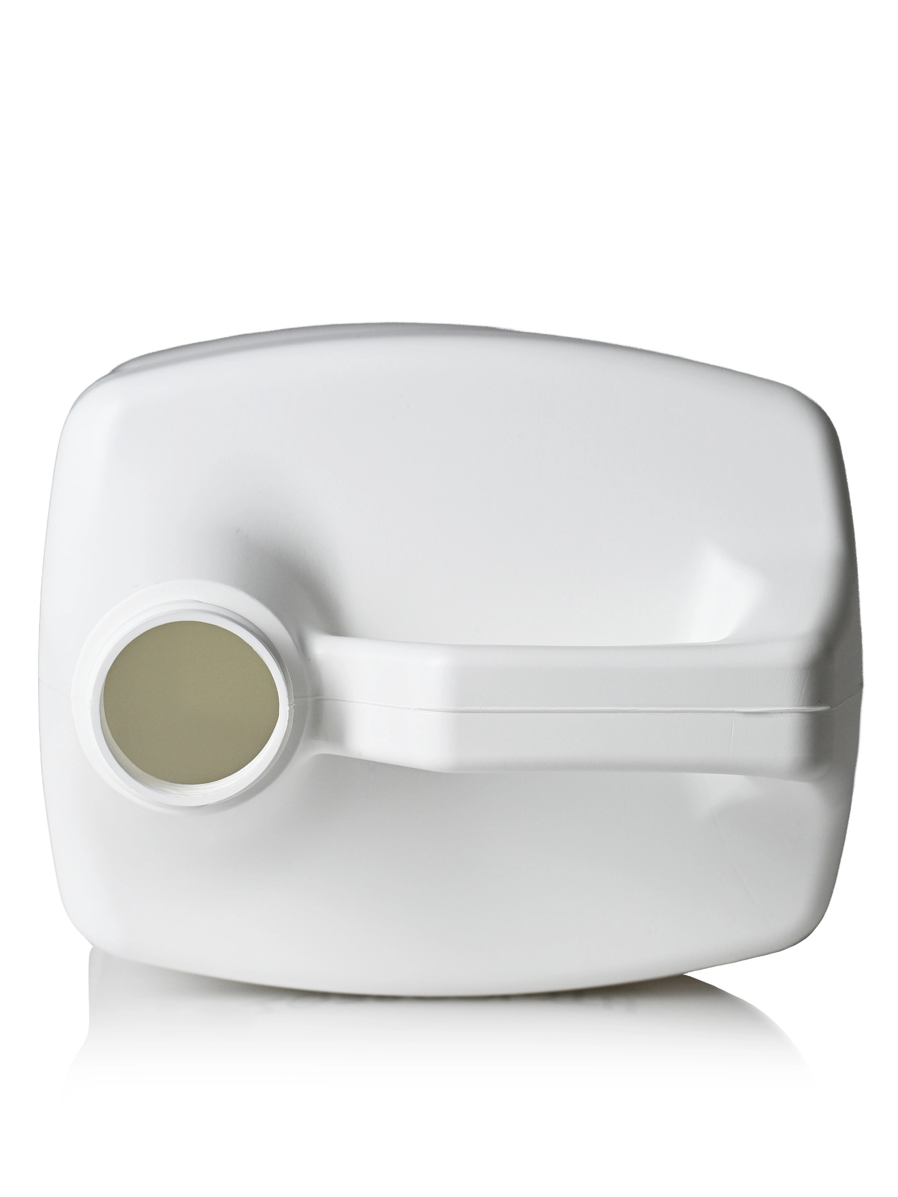 1 Gallon White HDPE Plastic F-Style Container – B222WH