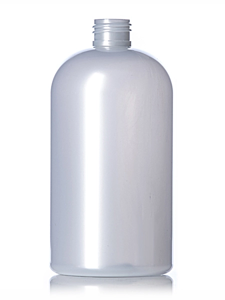 16 oz Frosted PET Plastic Squat Boston Round Bottle – B229