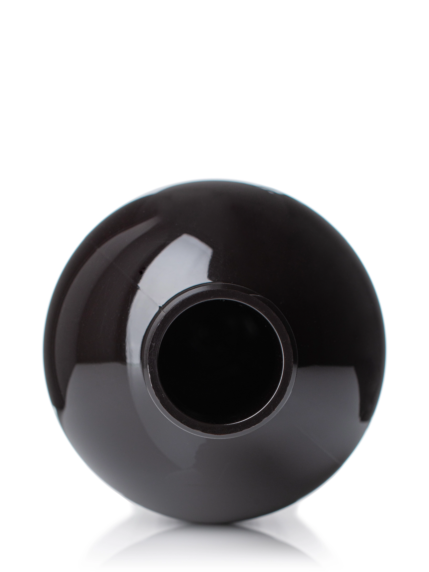 16 oz Dark Amber PET Plastic Cosmo Round Bottle – B230DA