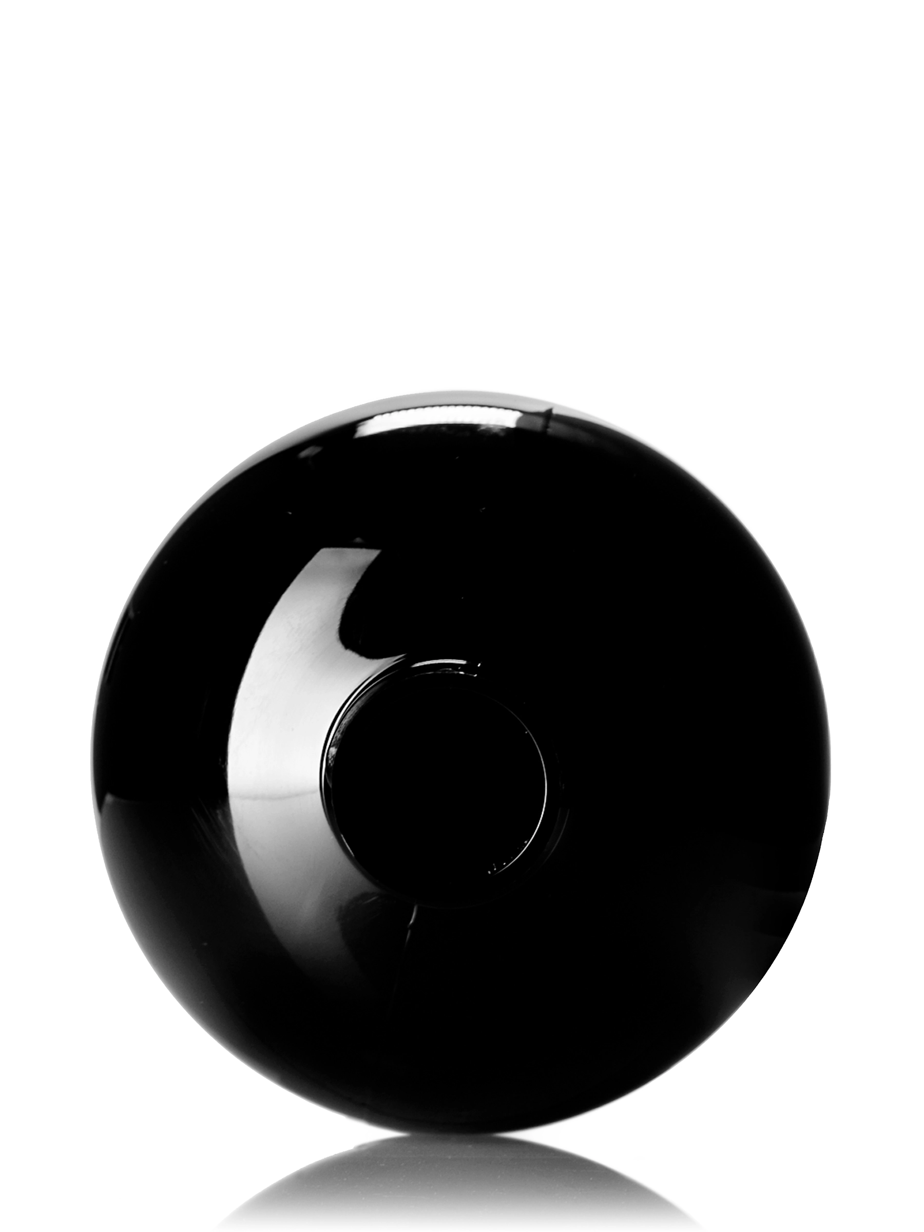 16 oz Black PET Plastic Squat Boston Round Bottle – B231BK