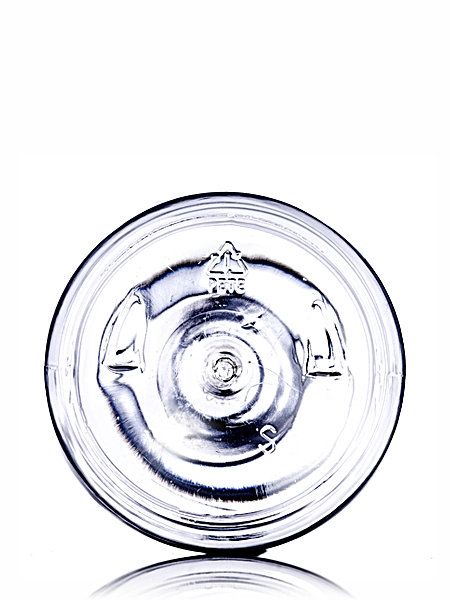 16 oz Clear PET Plastic Boston Round Bottle – B233