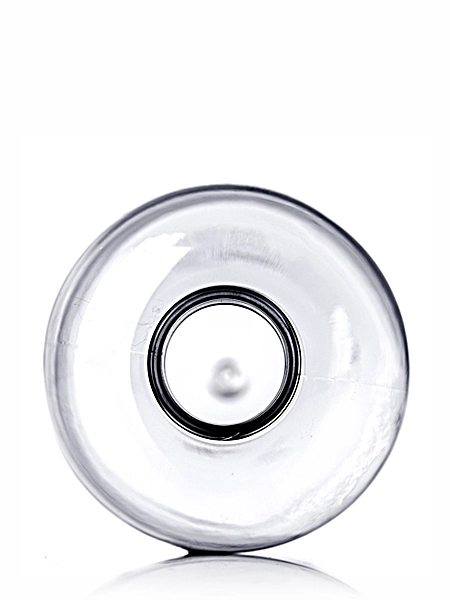 16 oz Clear PET Plastic Boston Round Bottle – B233